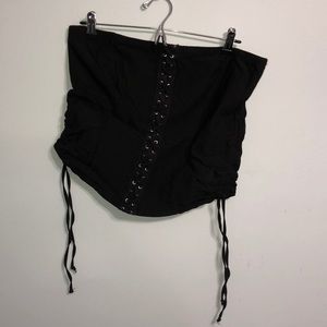 Black tube top